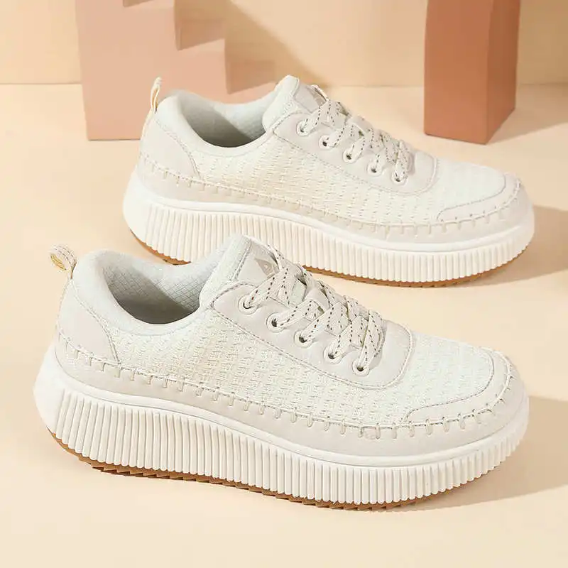 Streetwear Brand Vietnam - Topanky-Chaussures de dehors Brunes pour Femme,