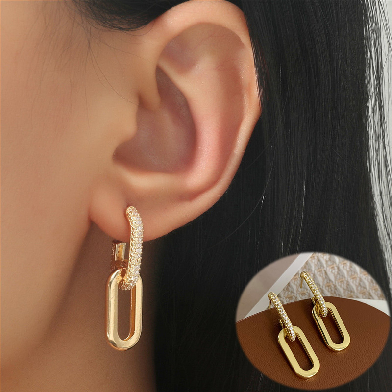 Streetwear Brand Accessories - XINYI rétro Double boucle conception boucles