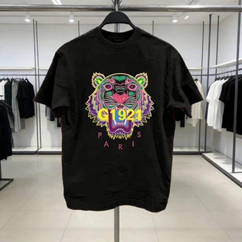 Streetwear Brand Y2K - T-shirt imprimé tête de lion 2026