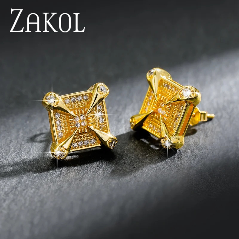Streetwear Brand Accessories - ZAKOL – boucles d'oreilles à clous