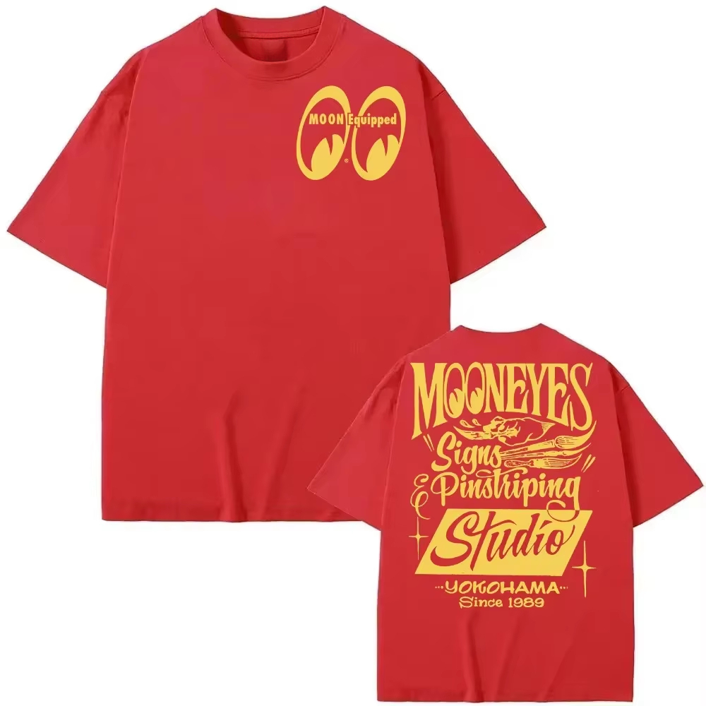 Streetwear Brand Marketing - T-shirt en coton avec motif Moon