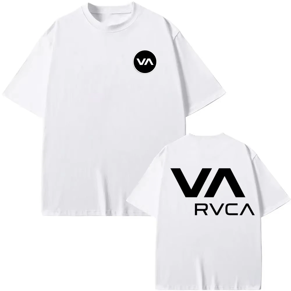 Streetwear Brand Designs - T-shirt RVCA noir en coton pour