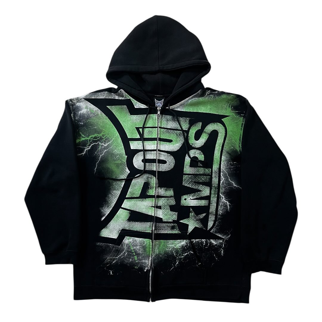 Sweat à capuche Vintage vert i - Streetwear Brand Y2K avis et prix