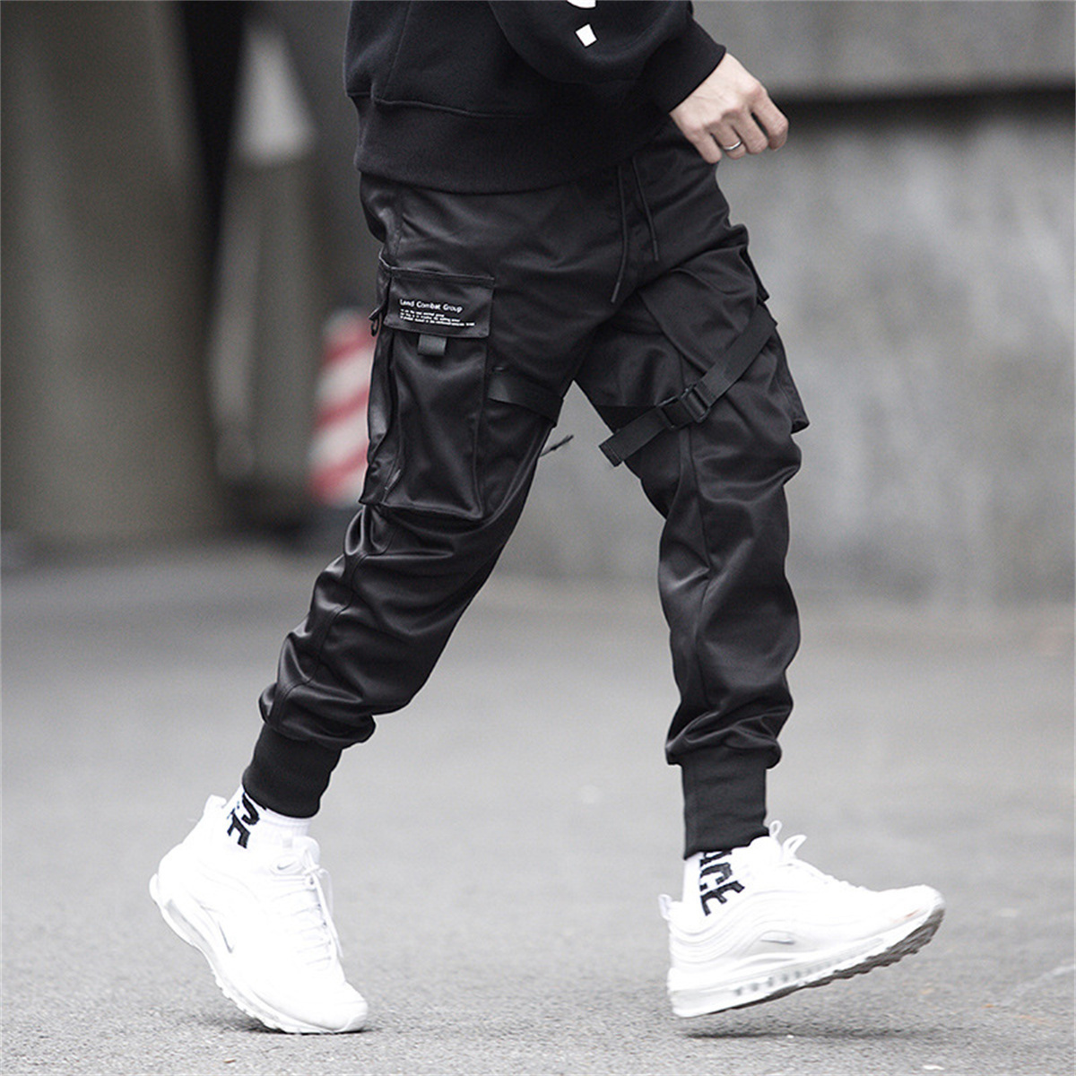 Pantalon Cargo Hip Hop noir, p - Streetwear Brand Marketing avis et prix