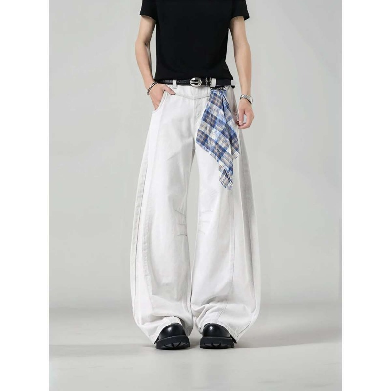 Pantalon ample à carreaux à ja - Streetwear Brand Marketing avis et prix