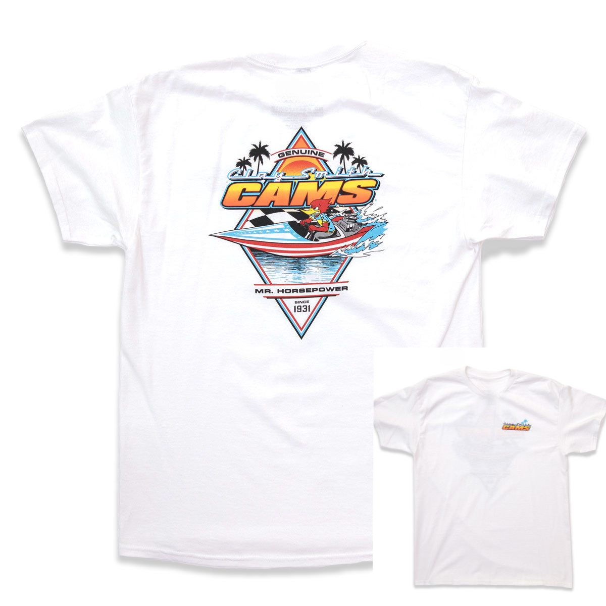 T-shirt en coton avec logo Red - Streetwear Brand With A Logo avis et prix