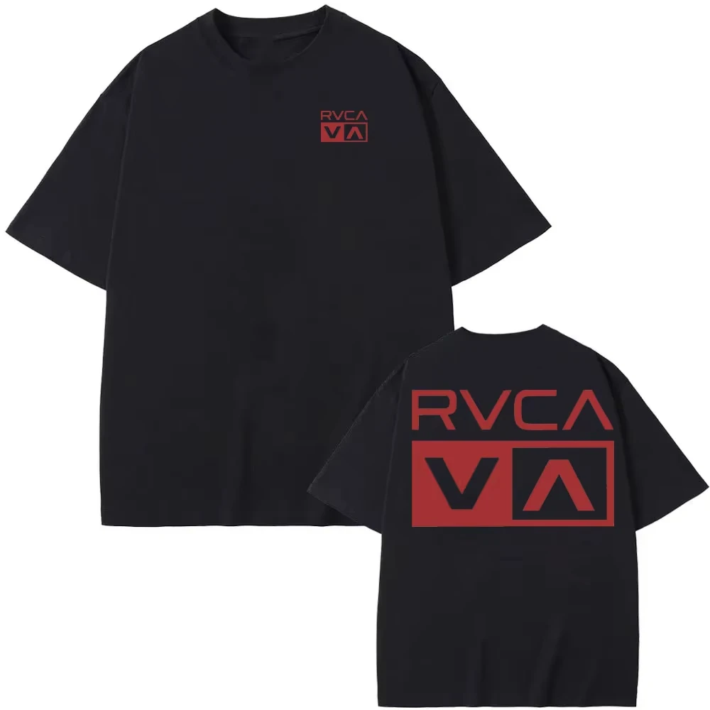 T-shirt RVCA noir en coton pou - Streetwear Brand Designs avis et prix