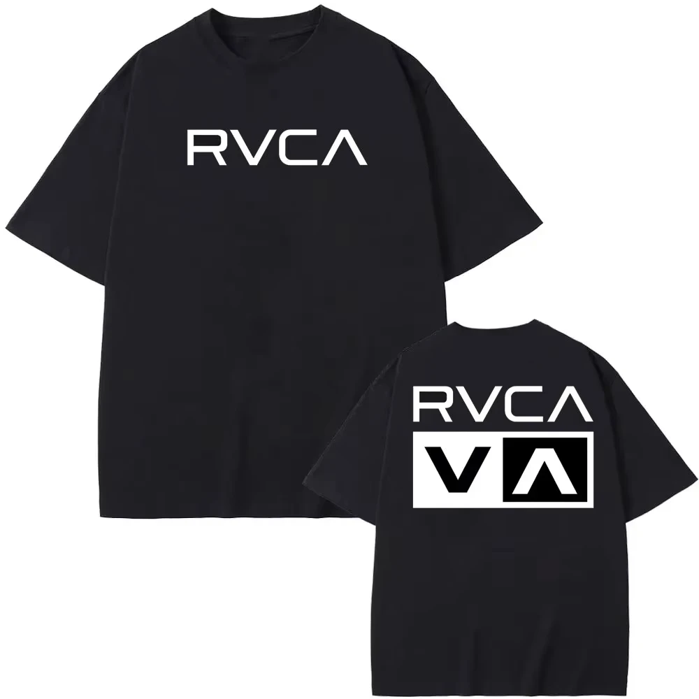 T-shirt RVCA noir en coton pou - Streetwear Brand Designs avis et prix